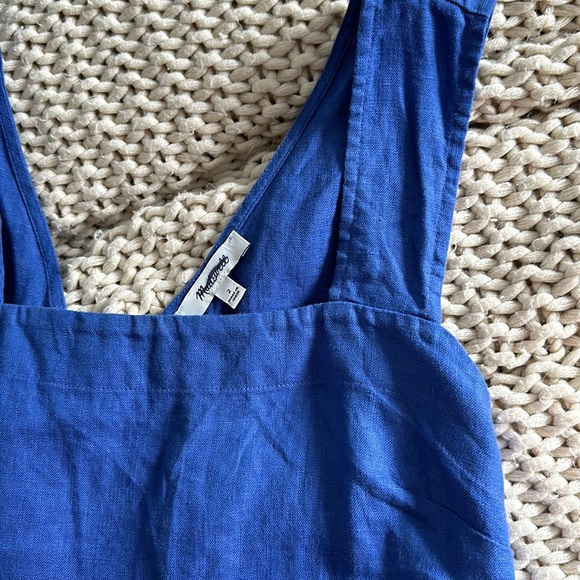 Madewell 100% Linen Cross-Back Sleeveless Top - Picture 4 of 4